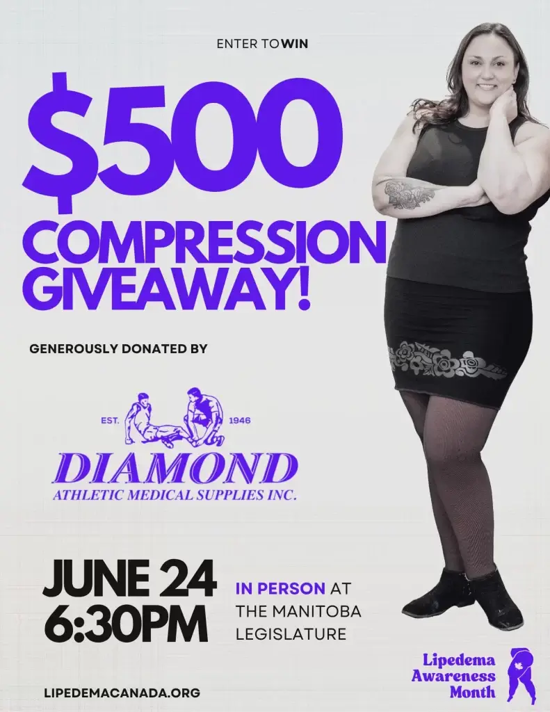 Lipedema at the Leg 1 Compression Giveaway Winnipeg