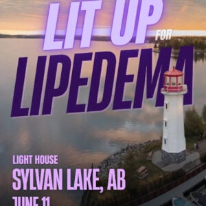 Lipedema Awareness Month 10 AB Sylvan Lake Light House