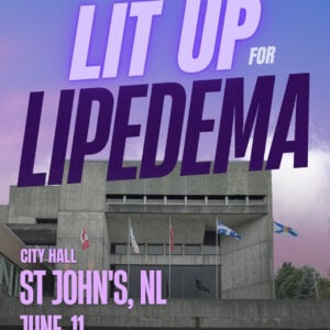 Lipedema Awareness Month 46 NFLD St John CITY HALL
