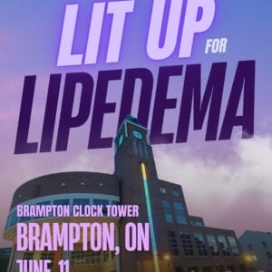 Lipedema Awareness Month 50 ON Brampton City Hall Clock Tower.jpg