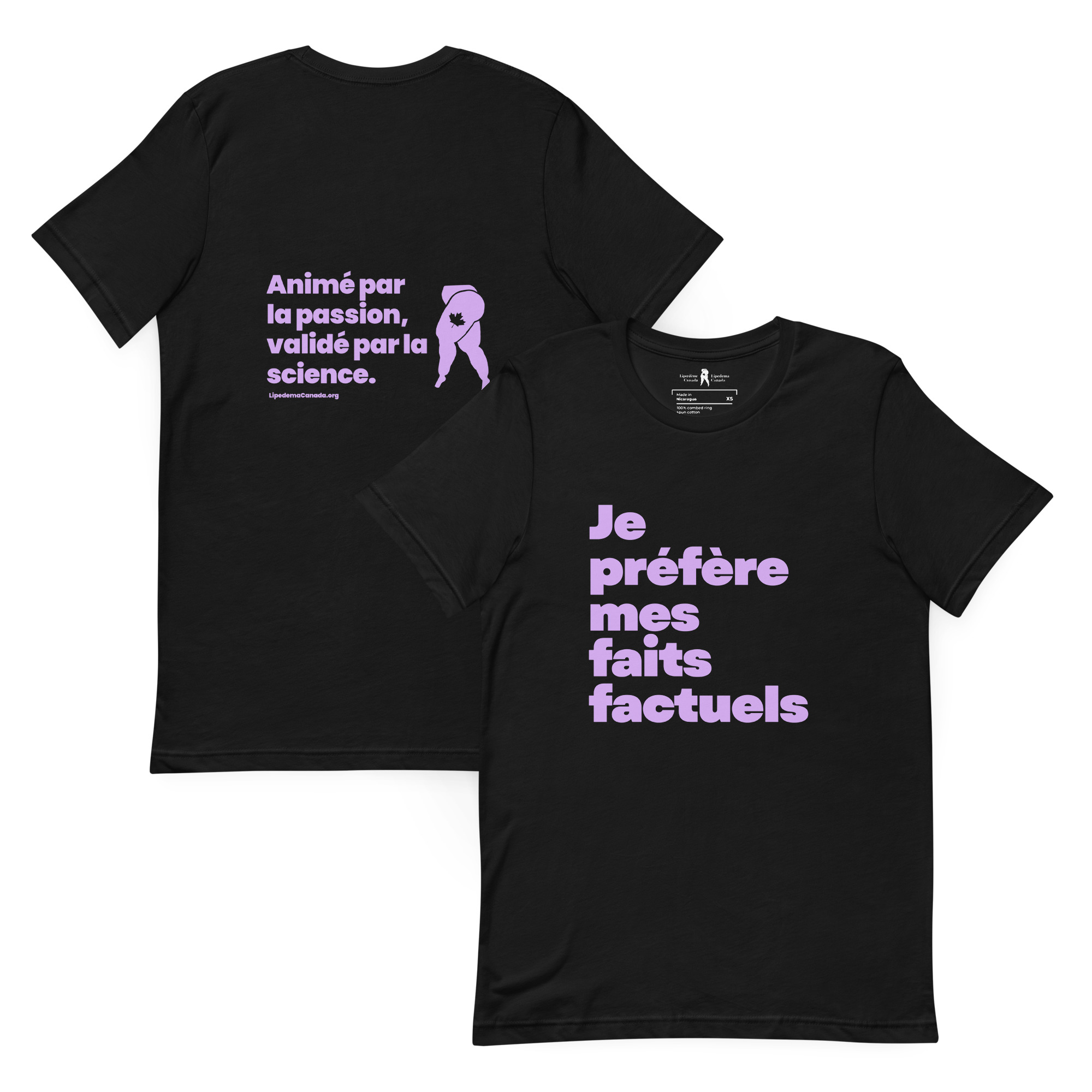 faits T-shirt unisexe - en français